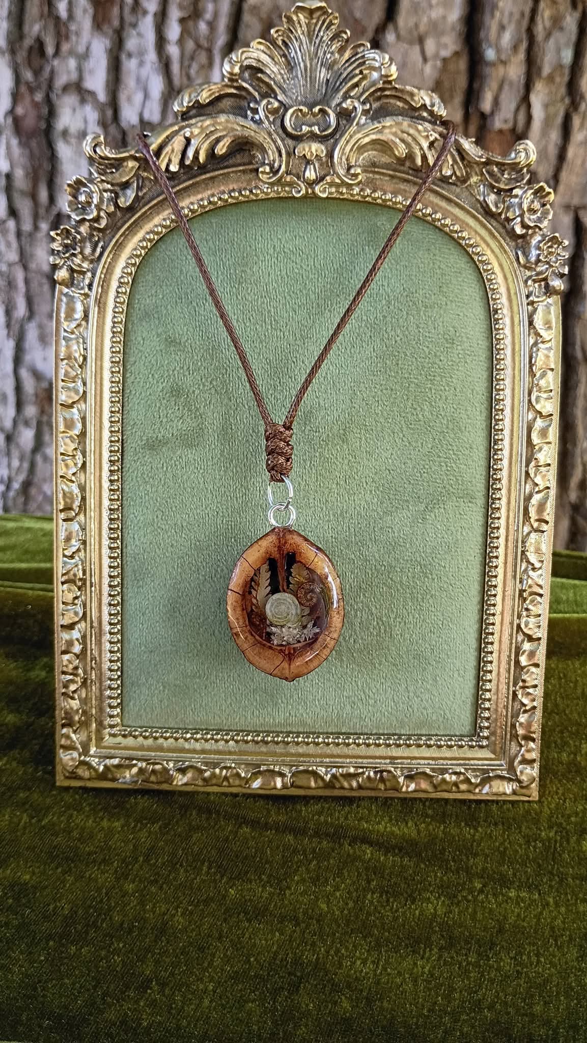 Hickory Nut pendant