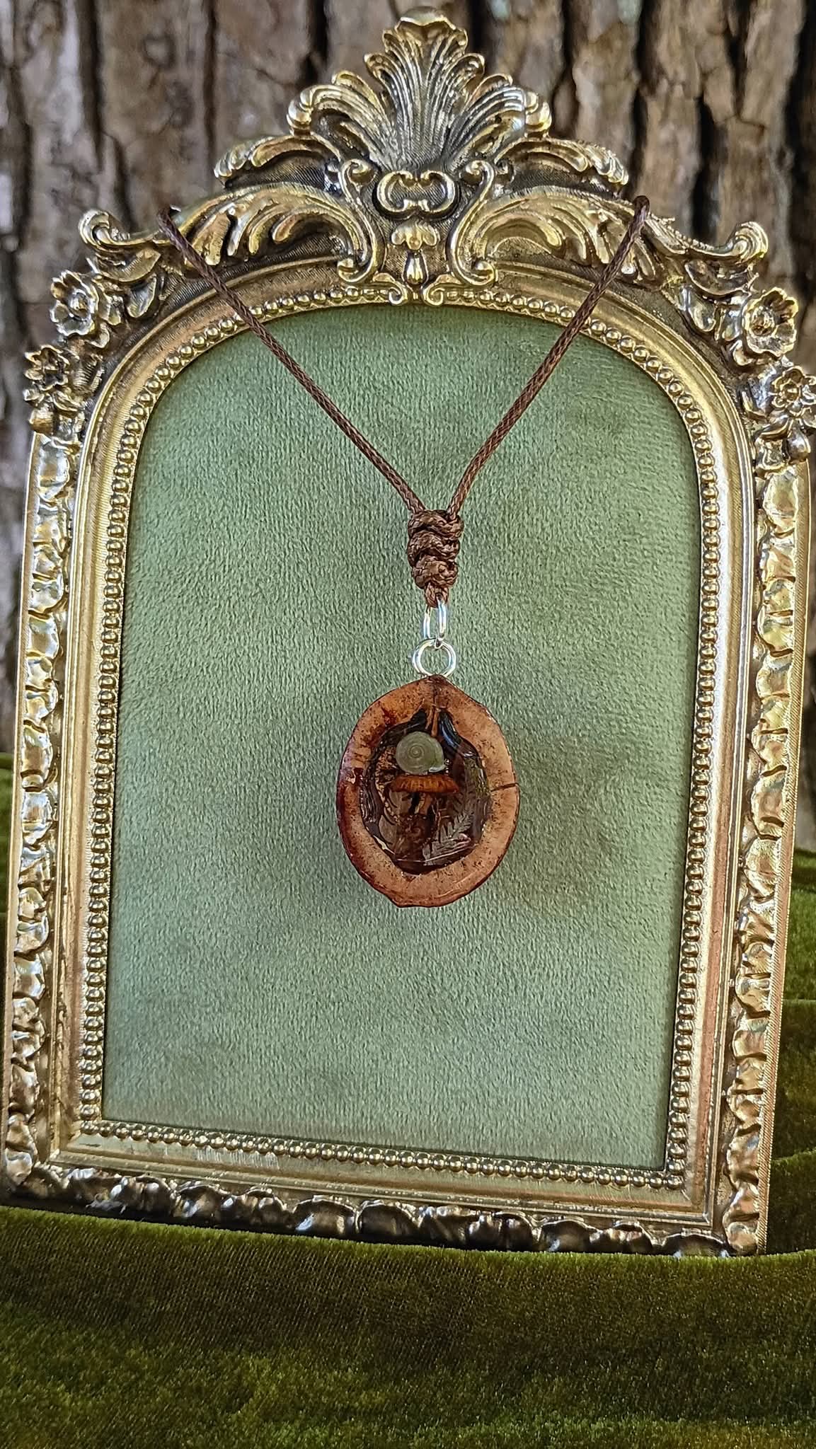 Hickory Nut pendant