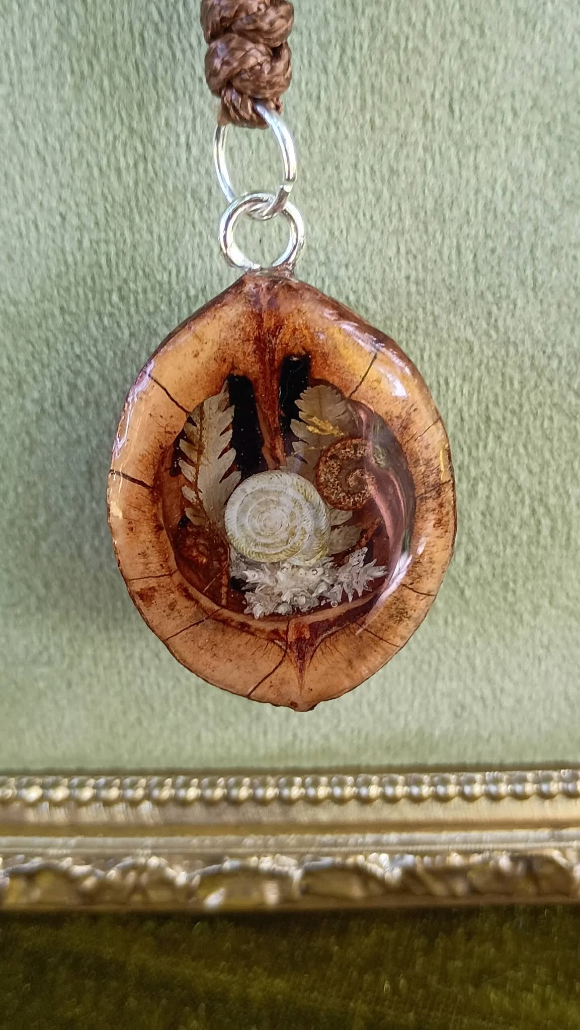 Hickory Nut pendant
